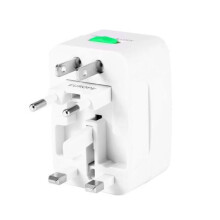 Steckeradapter – ZVD – Universal – AU/GB/US/EU – Flammhemmendes ABS – Überspannungsschutz