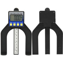 Sanpyl magnetische dieptemeter, multifunctionele dieptemeter, hoge gevoeligheid, hoge precisie, doe-het-zelf 0-80 mm