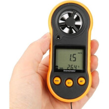Anemometer - Digitaal LCD - Draagbaar - Scherm met achtergrondverlichting - Hoge gevoeligheid
