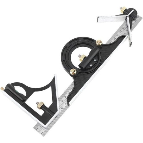 300MM Multifunctional Stainless Steel Combination Angle Ruler