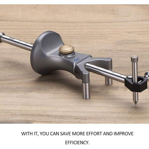 Μεγάλος μετρητής σήμανσης - Carpenter's Marking Gauge - Αλουμινίου - Πολυλειτουργικός - 180 mm 2