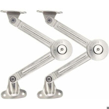 Set of 2 soft-close hinges for lift-up kitchen cupboard doors