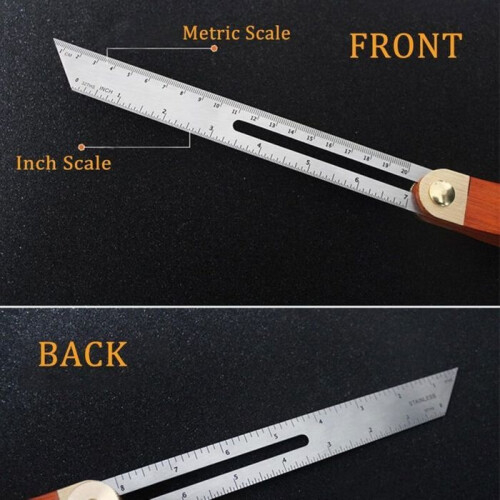 Large-Angle Sliding Bevel - Multi-Angle - Stainless Steel - Adjustable - Multiple Colors 1