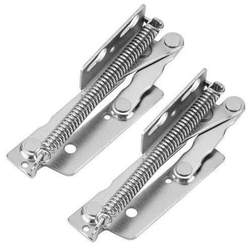 Spring hinge - QIILU - Silver steel - 40 mm - Easy installation - Durable