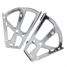 2 Stück Edelstahl-Scharniere für Schuhschubladen, Turning Rack Ersatzbeschläge (2-lagig)
