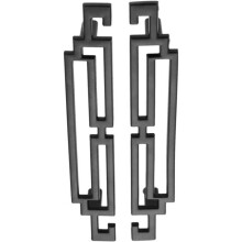 Set mit 2 Türgriffen für Küchenschranktüren, Schubladen und Möbelknöpfe, Beschläge im europäischen Retro-Stil