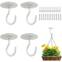 Iron hook for ceiling, hook for balcony flower basket, wall hook, clothes hook, basket hook