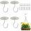 Iron hook for ceiling, hook for balcony flower basket, wall hook, clothes hook, basket hook 1