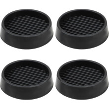 Set van 4 antislip rubberen meubelbeschermers - Antislip meubelvoetjes - Bedbumpers - Bescherming (5 x 5 cm)