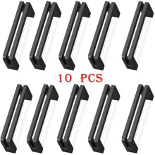 Furniture handle - RNEMITERY - Modern style - Black - 96mm center-to-center distance - Pack of 10