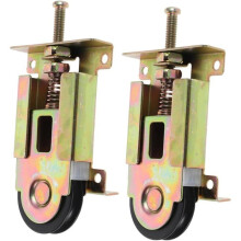 Roulettes pour portes coulissantes, 2 roulettes pour portes de valise : roulements de rechange pour roulettes de portes coulissantes.