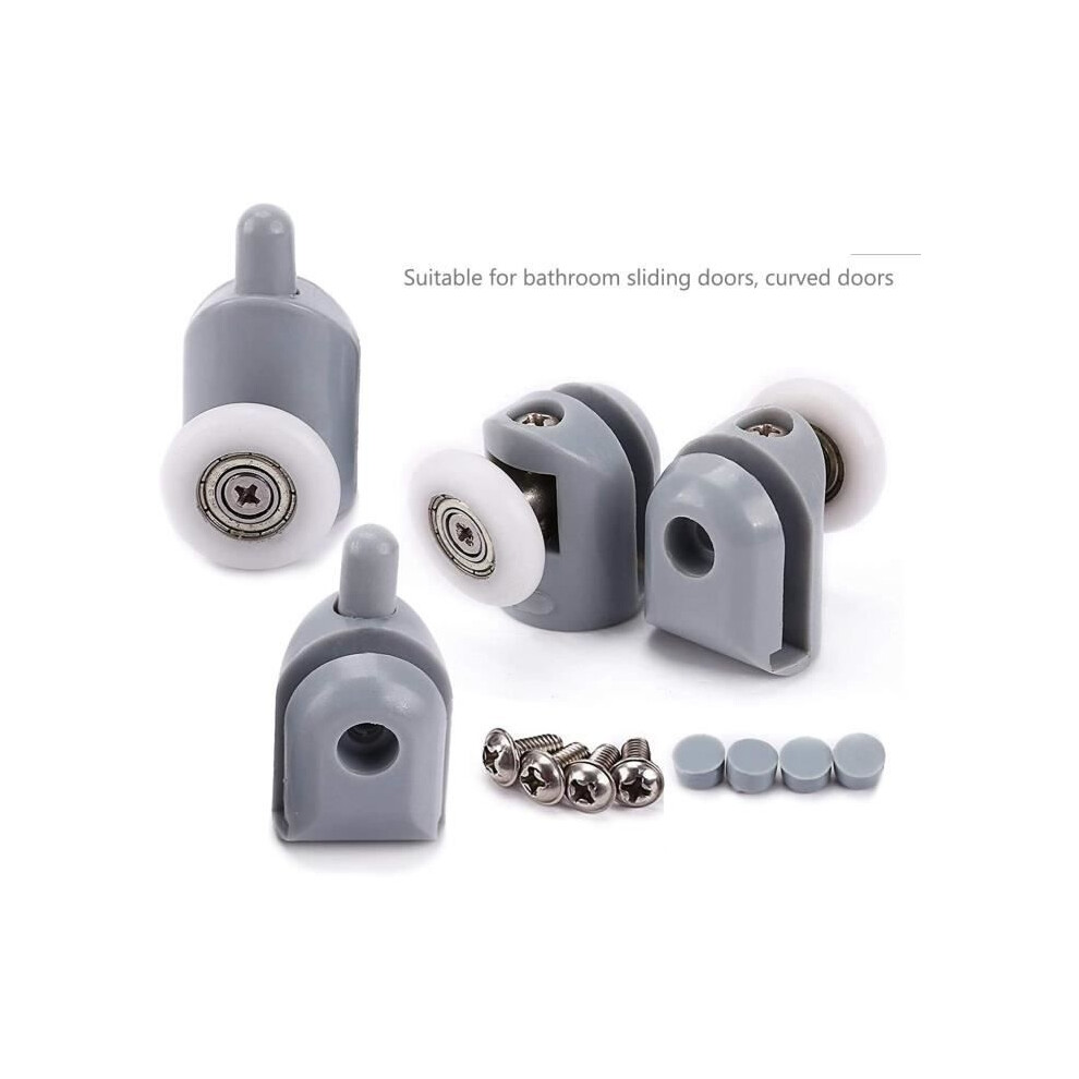 Shrimp Set Of 8 Sliding Door Rollers 23Mm, Door Roller Wheel For Bathroom Cabin 9102920039366