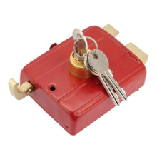 Lock with 45mm-55mm Heavy Duty Keys Security Lock Deadbolt Lock Portable Door Lock