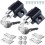 Sliding locks - JIANGZHA - 2 pieces - Optimal security - 4 keys - Durable materials 1