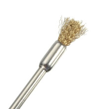 Ensemble de 44 mini-brosse métallique NetBoat, godet en laiton, brosses de brossage en acier inoxydable, tige de 3 mm (1/8")