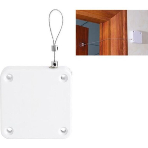 Chiudiporta automatico senza foratura - Chiude automaticamente le porte - Bianco