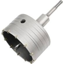 Betongatenzaag met 110 mm SDS Plus-adapter, voor baksteen, beton, cement en steen (100 mm + 110 mm SDS Plus-adapter)