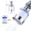 Tap water filter - Anti-limescale - 360 rotating - 2 pieces - 8 filter elements 2