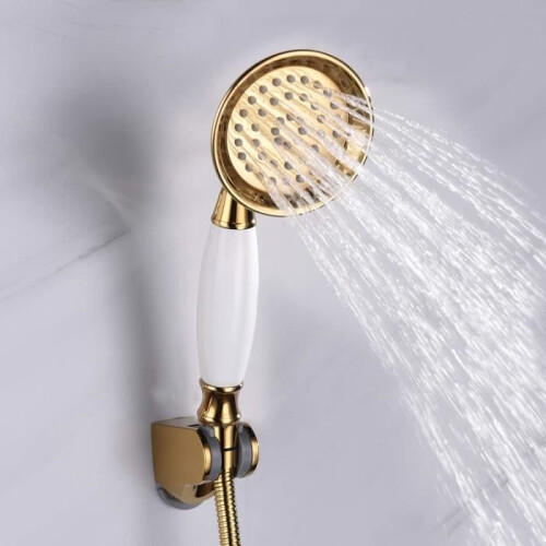 Soffione doccia - YYV - BS126 - Ottone - Oro - Portatile 2