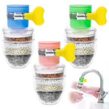 Tap Water Filter, 3 Pcs Home Purified Water Tap Tap Water Filters with Activated Carbon 6 Layers [39]