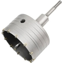 Betonlochsäge mit 110-mm-SDS-Plus-Adapter, für Ziegel, Beton, Zement, Stein (100 mm + 110-mm-SDS-Plus-Adapter)