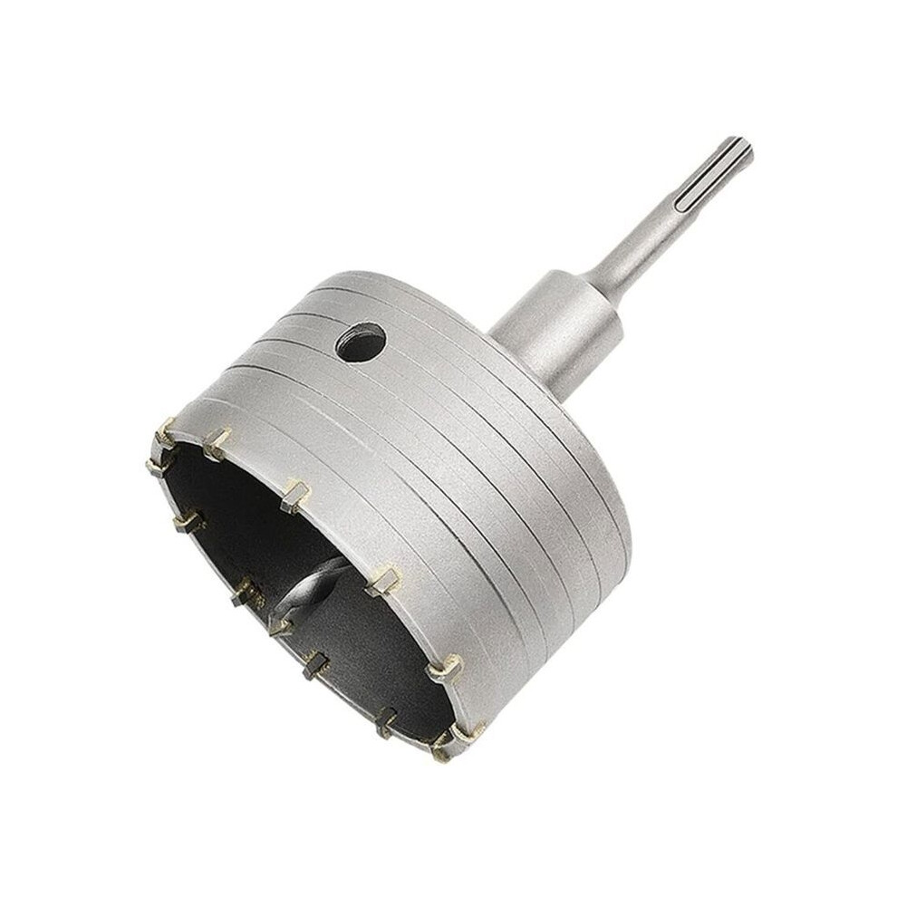 Concrete Hole Saw With 110Mm Sds Plus Adapter, For Brick, Concrete, Cement, Stone (100Mm + 110Mm Sds Plus Adapter) 9102920042427