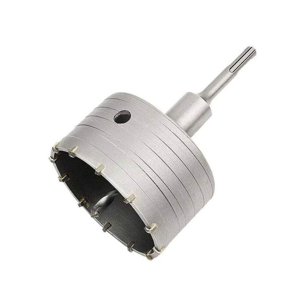 Concrete Hole Saw With 110Mm Sds Plus Adapter, For Brick, Concrete, Cement, Stone (100Mm + 110Mm Sds Plus Adapter) 9102920042441