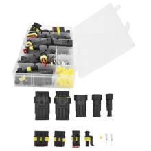 Kit assortimento di connettori per cavi RAN, set di terminali elettrici impermeabili maschio-femmina per autoveicoli.