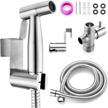 Toilet Bidet Sprayer, Toilet Sprayer, Sprayer with Hose and G1/2" Adapter for personal hygiene and toilet cleaning