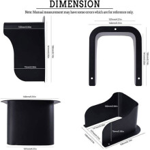 Waterproof cover for wireless doorbell button, protects the device from sun and raindrops (1 piece)