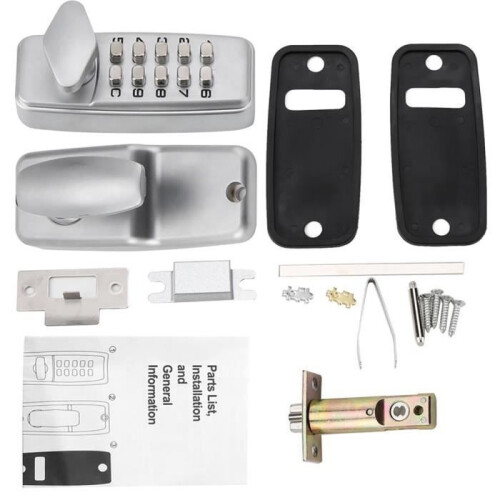 Digital code lock - Unspecified - 2-8 digits - Zinc alloy - Security level 4 - Easy installation 1
