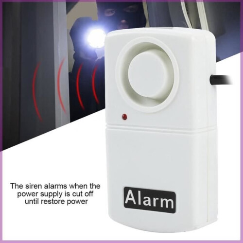 Cocosity Power Outage Alarm: Automatic power outage alert, smart LED indicator, tool kit, EU plug 1