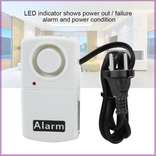 Cocosity Power Outage Alarm: Automatic power outage alert, smart LED indicator, tool kit, EU plug 2