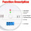 1pc Carbon Monoxide Detector with LED Display, Smoke and Carbon Monoxide Detector 3