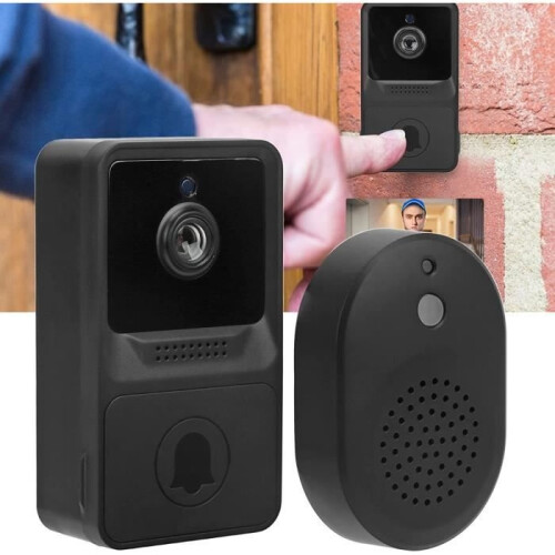 Video Doorbell Camera, Wireless Smart Camera, Two-Way Talk, 120 Wide Angle, Push Notifications, App 1796 1