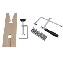 1 Set 3-in-1 Profi-Juweliersägen-Set Schmuckwerkzeuge Sägerahmen 144 Klingen Holzbroschenzange Holz-Metall-Schmuck T