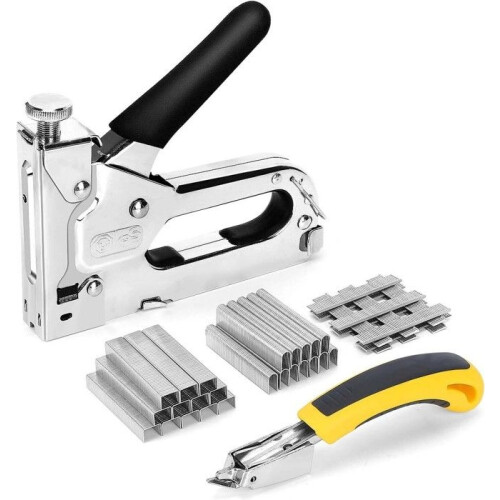 Stapler/Nailer - BIGILANTUH - DIY Model - 3000 Staples - Metal - Mixed