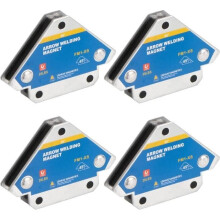Lasmagneet - Niet gespecificeerd - FM1-XS - Houdkracht 12,5 kg - Meerdere hoeken 45/90/135 - 4 stuks