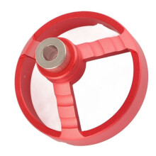 Woodworking tool 5/6/7/8/9/10 mm, drilling guide, locator, vertical drilling attachment (red)