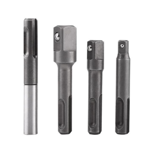 Xuyan 4 τεμάχια μαγνητική βάση κατσαβιδιού SDS-Plus 1-4" 3-8" 1-2" με προέκταση 1