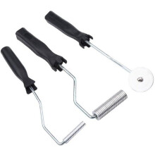 3-Piece Bubble Remover Roller, Bubble Paddle Tool, Aluminum Alloy Fiberglass Kit for Molds, Resin, Composites