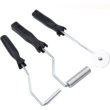 3-Piece Bubble Remover Roller, Bubble Paddle Tool, Aluminum Alloy Fiberglass Kit for Molds, Resin, Composites