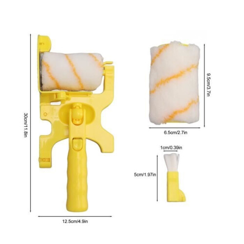 Roller brush - VVIKIZY - Latex paint roller - 30 cm - Increased efficiency - Easy to use 1