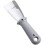 Ice scraper for refrigerator and freezer, small stainless steel scraper with handle, grey 1
