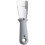 Ice scraper for refrigerator and freezer, small stainless steel scraper with handle, grey 3