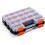 Double-sided tool storage box with removable plastic divider, ideal for screws, nuts, and small tools. 1