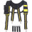 Tool belt - LARGEIGHT - Adjustable straps - Multicolored - Synthetic fabric - Professional 1