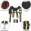 Tool belt - LARGEIGHT - Adjustable straps - Multicolored - Synthetic fabric - Professional 2