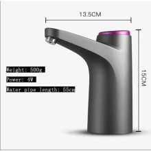 Dual-Purpose Electric Water Dispenser with Stand Base, Automatic Drinking Water Bottle Pump with USB Connection