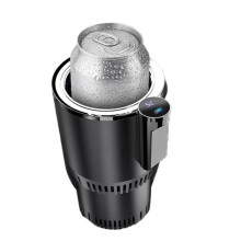 VVIKIZY Car Cooling and Heating Mug - 2 in 1 - Smart LCD - Metallic Gold - 378g